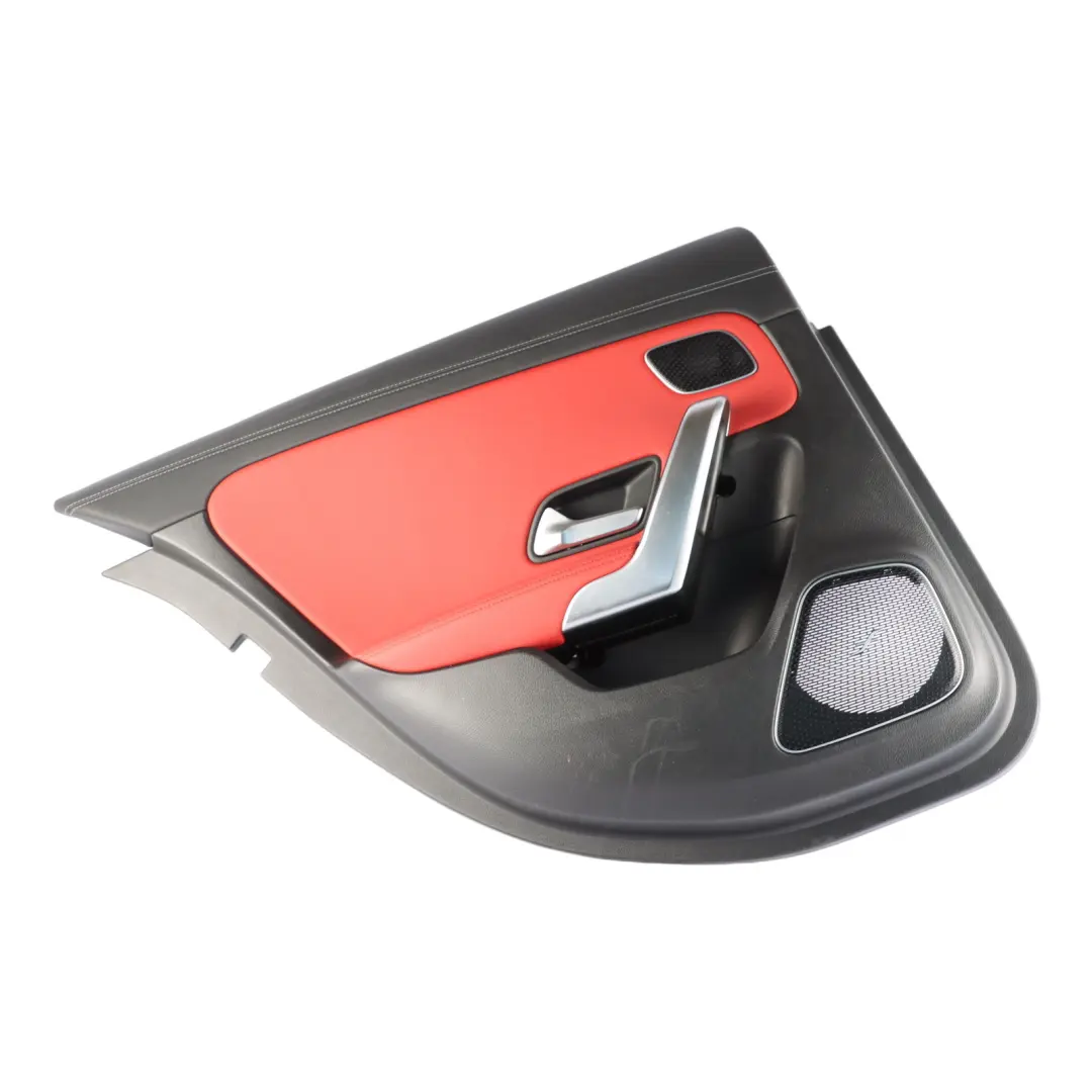 Scheda Porta Posteriore Sinistra Pannello Imitazione Pelle Rosso per Mercedes W177 con numero di parte A1777301302 Mercedes W177 Scheda Porta Posteriore Sinistra Pannello Imitazione Pelle Rosso - SKU A1777301302-1 - Numero di parte A1777301302