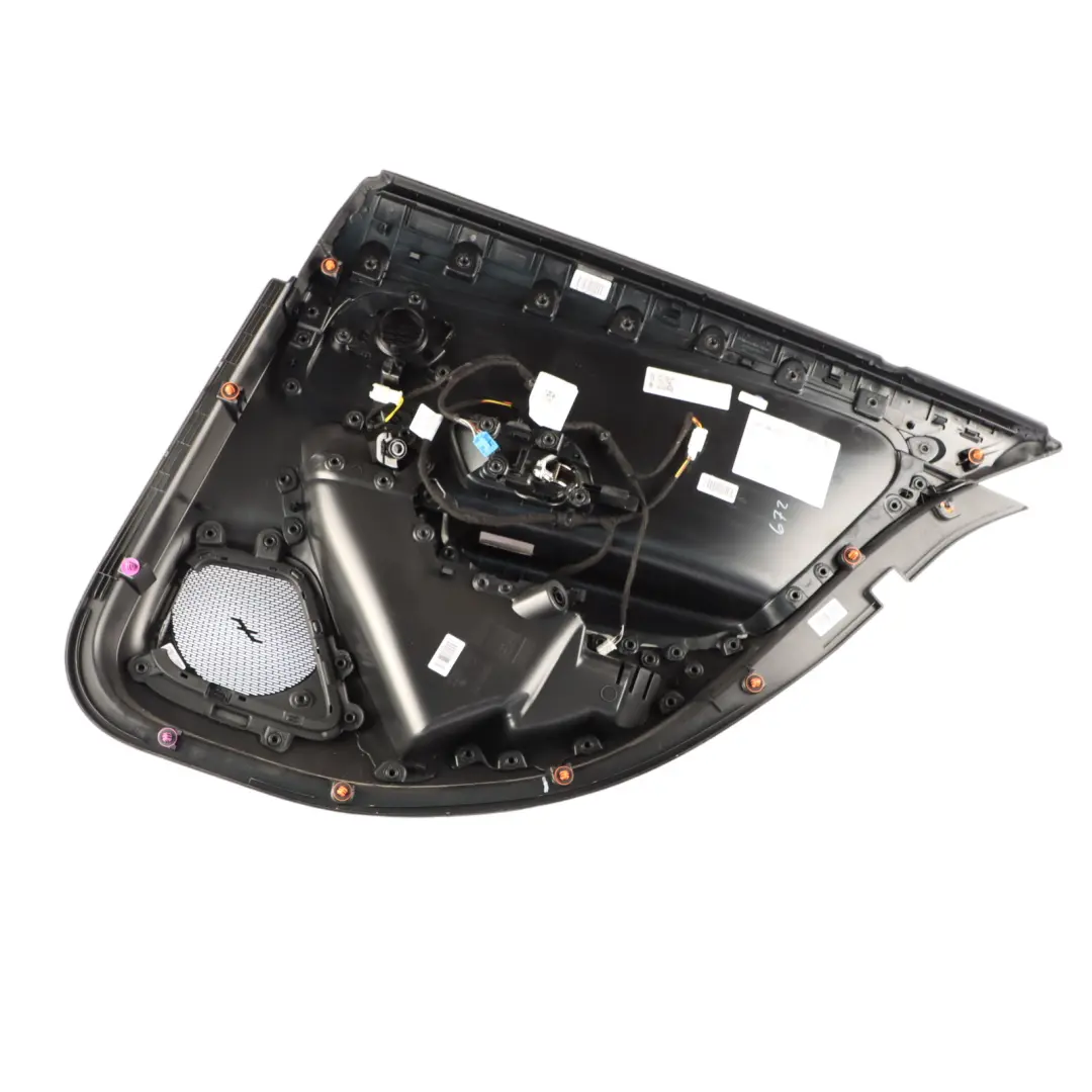 Mercedes W177 Hintere Tür Karte Links Trim Panel Abdeckung Kunstleder Rot - SKU A1777301302-1 - Teilenummer A1777301302