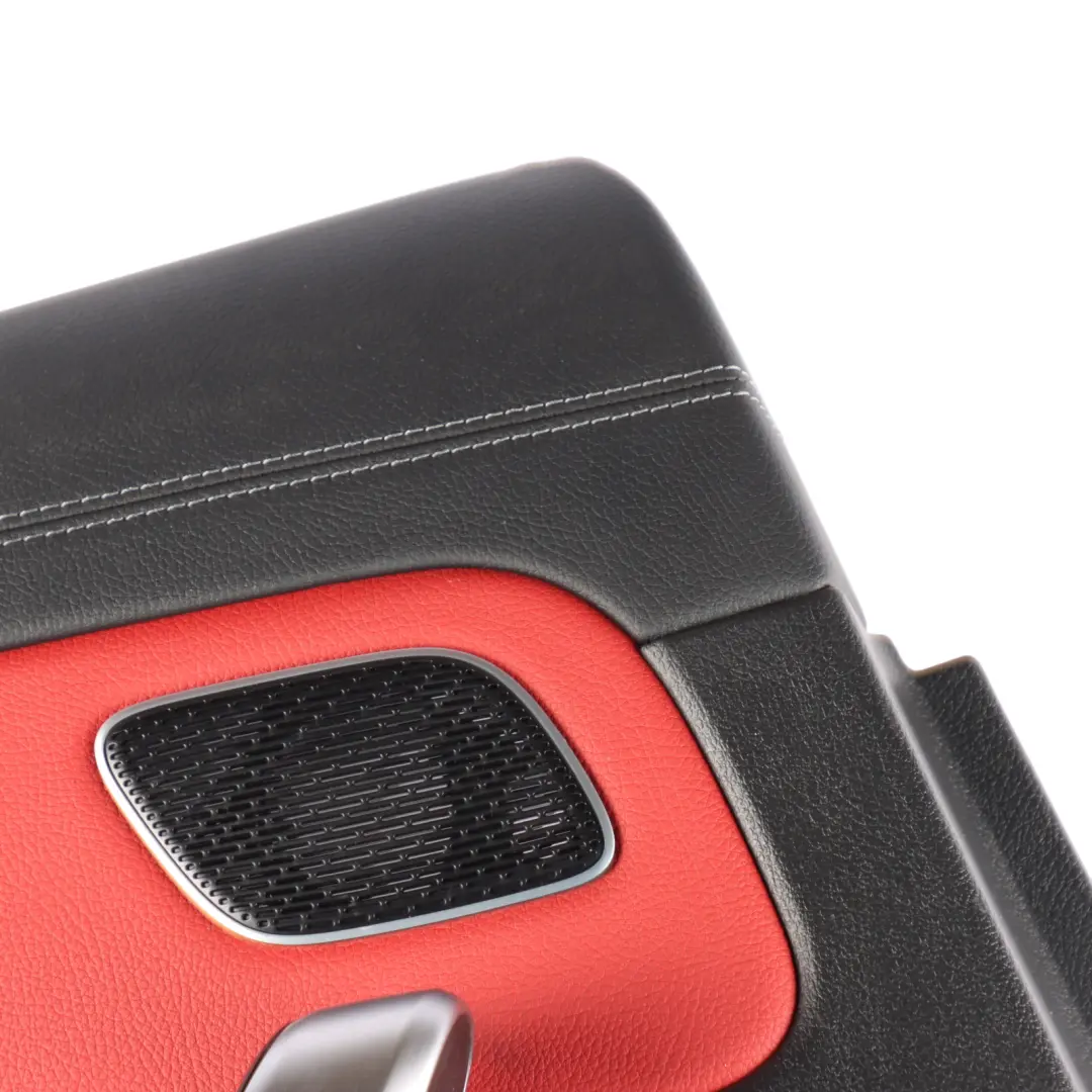 Scheda Porta Posteriore Sinistra Pannello Imitazione Pelle Rosso per Mercedes W177 con numero di parte A1777301302 Mercedes W177 Scheda Porta Posteriore Sinistra Pannello Imitazione Pelle Rosso - SKU A1777301302-1 - Numero di parte A1777301302