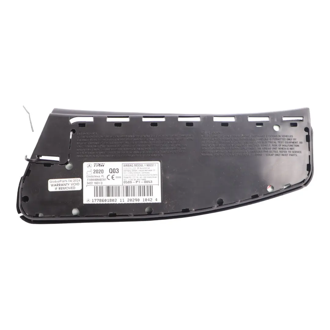 Poduszka Powietrzna Fotela Przednia Prawa do Mercedes V177 o numerze A1778601802 Mercedes V177 Poduszka Powietrzna Fotela Przednia Prawa - SKU A1778601802 - Numer Części A1778601802