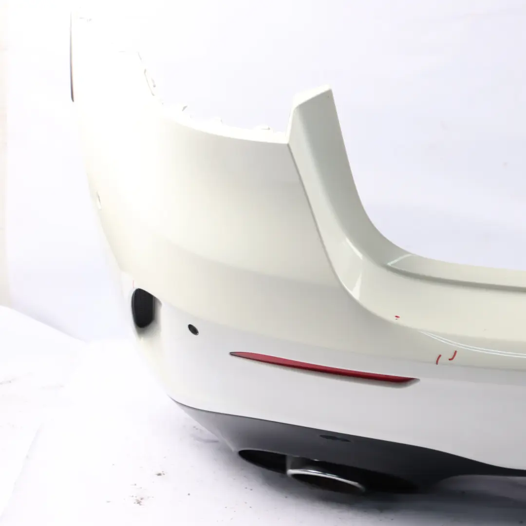 Bumper Rear AMG Trim Panel Covering Polar White - 149 to Mercedes W177 with Part number A1778804801 Mercedes W177 Bumper Rear AMG Trim Panel Covering Polar White - 149 - SKU A1778804801-POL - Part number A1778804801