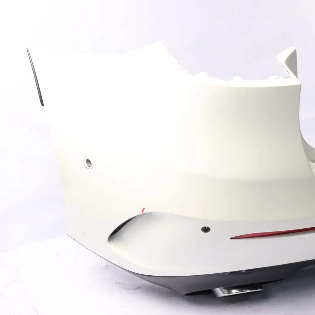 Bumper Rear AMG Trim Panel Covering Polar White - 149 to Mercedes W177 with Part number A1778804801 Mercedes W177 Bumper Rear AMG Trim Panel Covering Polar White - 149 - SKU A1778804801-POL - Part number A1778804801