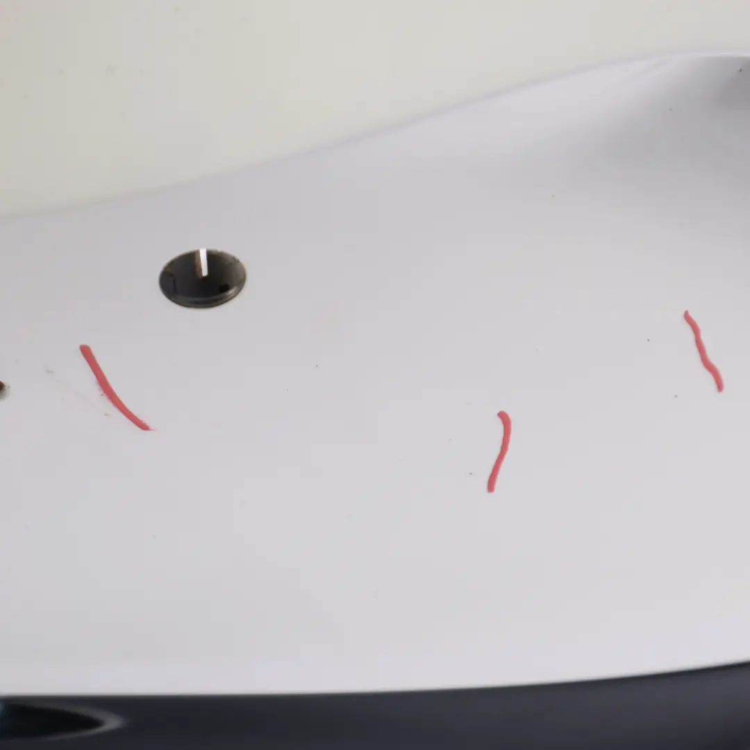 Bumper Rear AMG Trim Panel Covering Polar White - 149 to Mercedes W177 with Part number A1778804801 Mercedes W177 Bumper Rear AMG Trim Panel Covering Polar White - 149 - SKU A1778804801-POL - Part number A1778804801