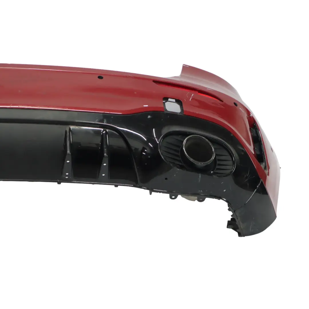 Bumper Rear AMG Trim Panel Covering Patagonia Red - 993 to Mercedes W177 with Part number A1778809604 Mercedes W177 Bumper Rear AMG Trim Panel Covering Patagonia Red - 993 - SKU A1778809604-PTR - Part number A1778809604
