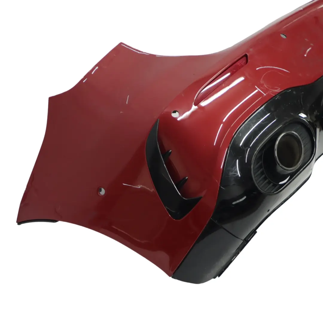 Bumper Rear AMG Trim Panel Covering Patagonia Red - 993 to Mercedes W177 with Part number A1778809604 Mercedes W177 Bumper Rear AMG Trim Panel Covering Patagonia Red - 993 - SKU A1778809604-PTR - Part number A1778809604