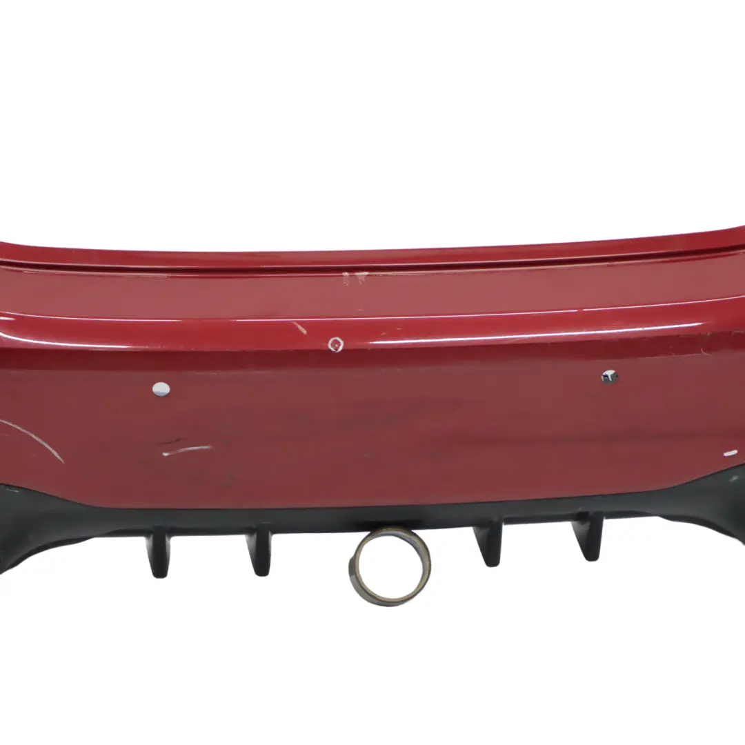 Bumper Rear AMG Trim Panel Covering Patagonia Red - 993 to Mercedes W177 with Part number A1778809604 Mercedes W177 Bumper Rear AMG Trim Panel Covering Patagonia Red - 993 - SKU A1778809604-PTR - Part number A1778809604