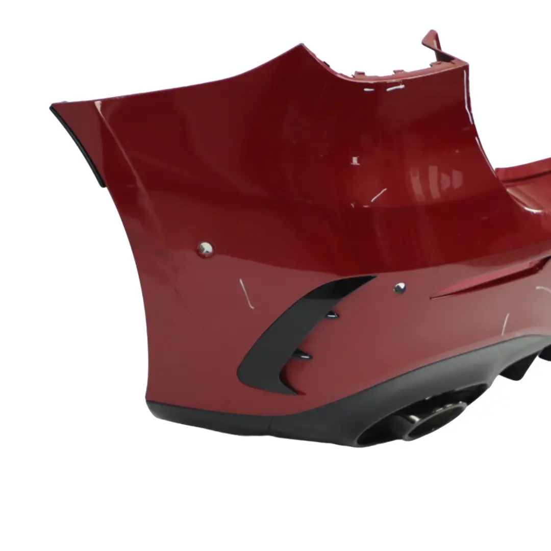 Mercedes W177 Bumper Rear AMG Trim Panel Covering Patagonia Red - 993 - SKU A1778809604-PTR - Part number A1778809604
