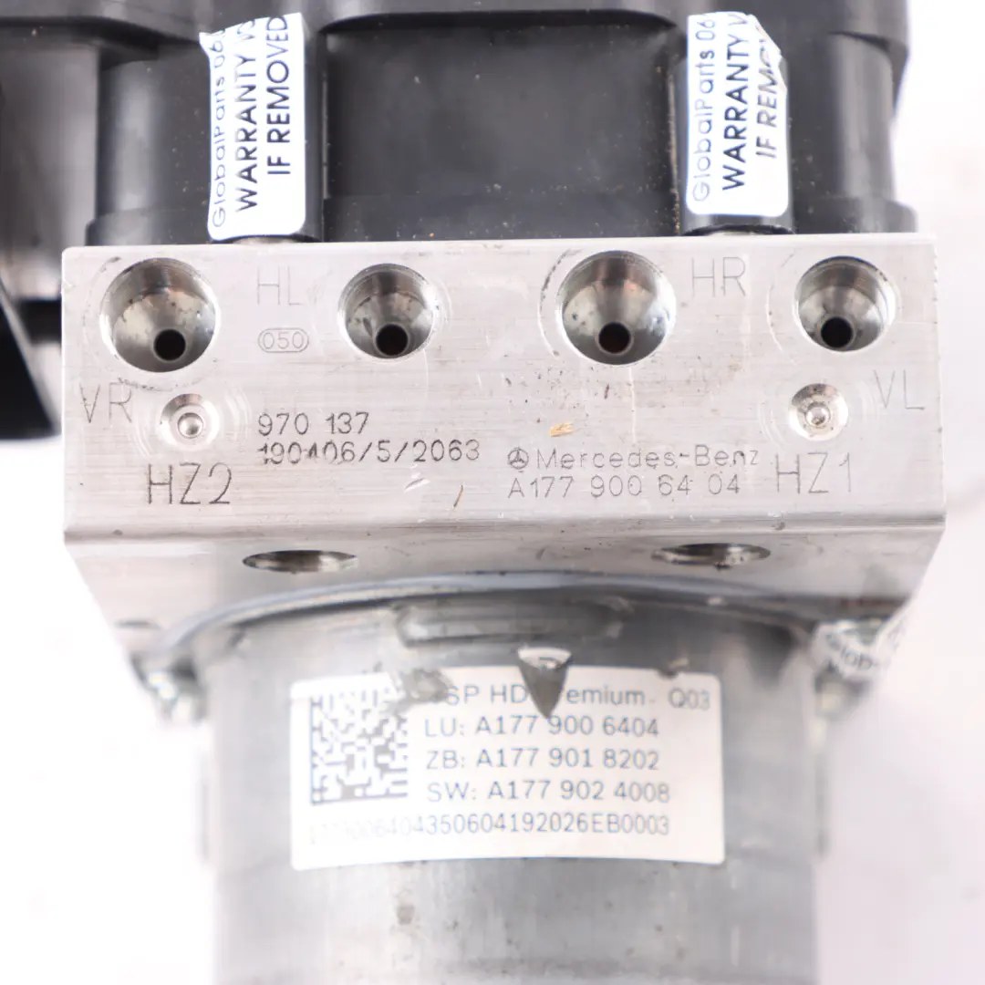ABS Bomba Bomba de Freno Hidráulico Módulo para Mercedes W177 con número de pieza A1779006404 Mercedes W177 ABS Bomba Bomba de Freno Hidráulico Módulo - SKU A1779006404 - Número de pieza A1779006404