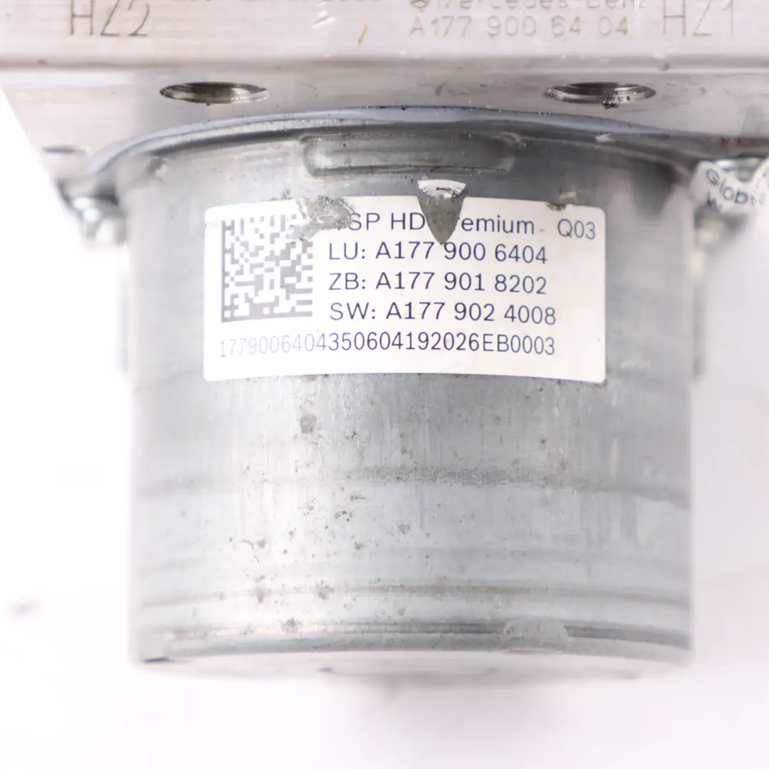 ABS Bomba Bomba de Freno Hidráulico Módulo para Mercedes W177 con número de pieza A1779006404 Mercedes W177 ABS Bomba Bomba de Freno Hidráulico Módulo - SKU A1779006404 - Número de pieza A1779006404