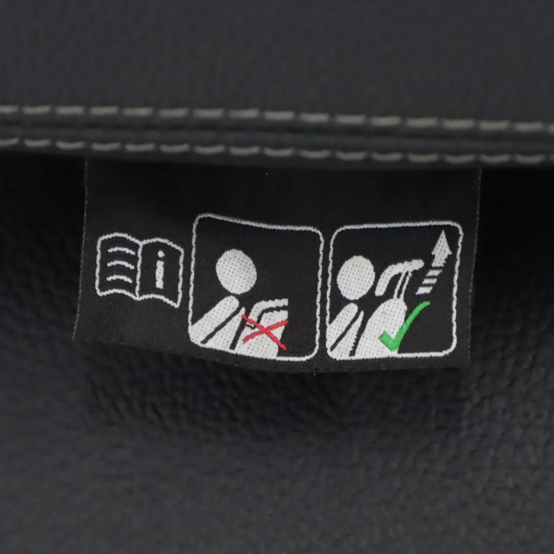 Mercedes W177 Rear Seat Centre Armrest Black Leather A-Class A1779700900 - SKU A1779203801 - Part number A1779203801