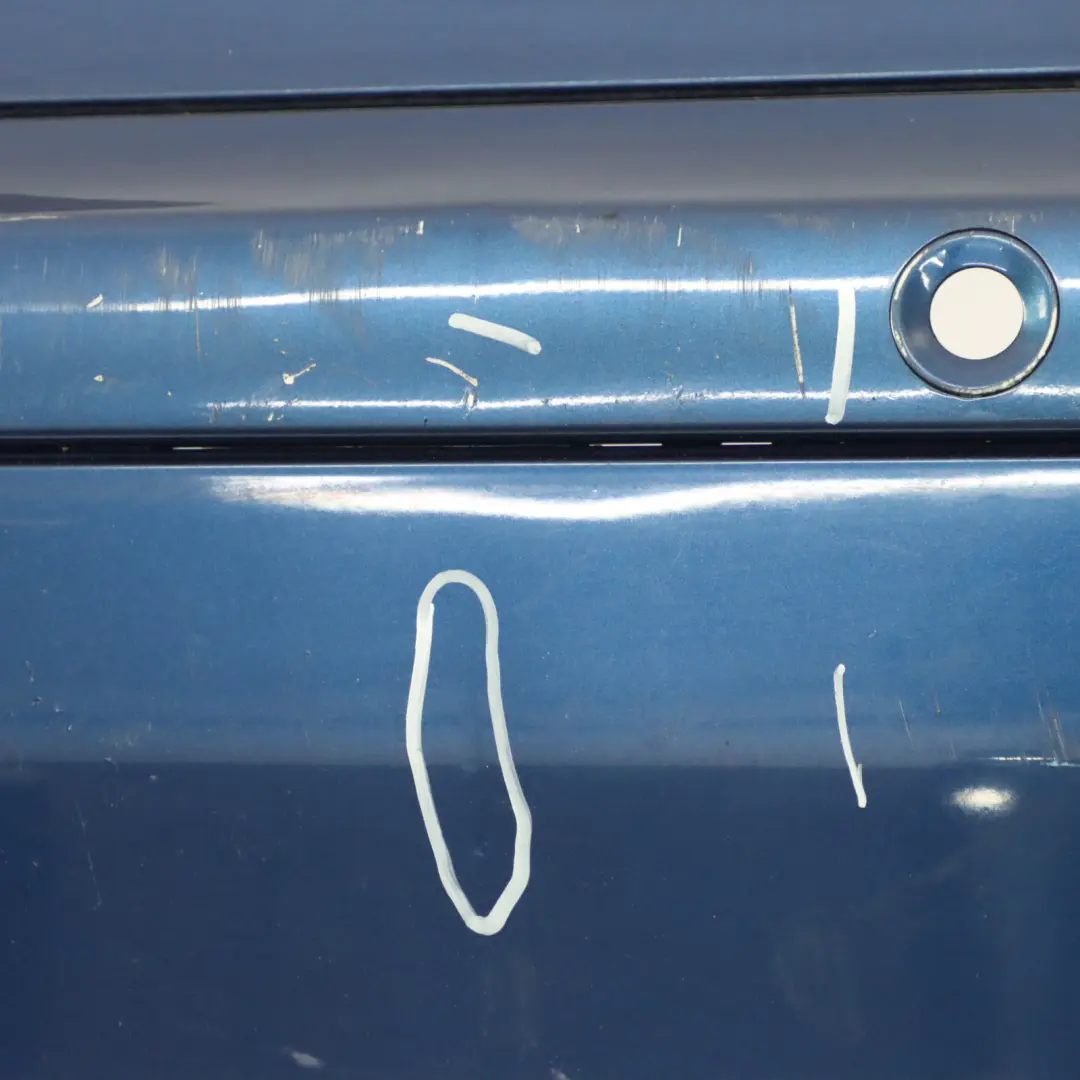 Mercedes CL203 Zderzak Tylny Osłona Jaspis Blue Niebieski Metalik - 345 - SKU A2038851225-JAS2 - Numer Części A2038851225
