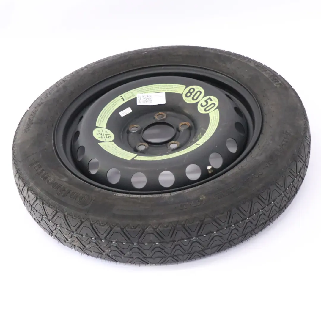 Ruota scorta acciaio Pneumatico Continental R16 125/90 per Mercedes W204 con numero di parte A2044000302 Mercedes W204 Ruota scorta acciaio Pneumatico Continental R16 125/90 - SKU A2044000302-2 - Numero di parte A2044000302