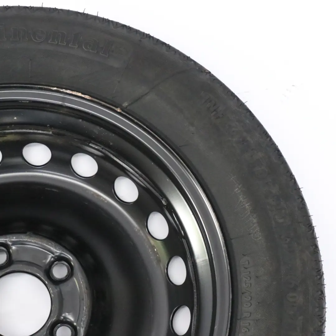 Ersatzrad Stahlreifen Continental R16 125/90 für Mercedes W204 mit Teilenummer A2044000302 Mercedes W204 Ersatzrad Stahlreifen Continental R16 125/90 - SKU A2044000302-2 - Teilenummer A2044000302