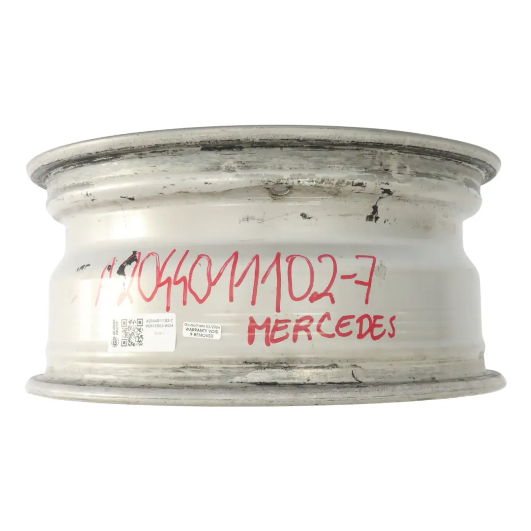 Mercedes W204 Grey Alloy Wheel Rim 16" 7 Hole ET:43 7J - SKU A2044011102-7 - Part number A2044011102