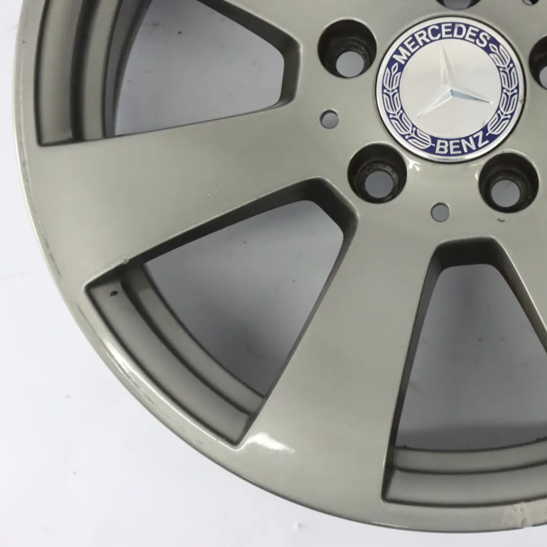 Grey Alloy Wheel Rim 16" 7 Hole ET:43 7J to Mercedes W204 with Part number A2044011102 Mercedes W204 Grey Alloy Wheel Rim 16" 7 Hole ET:43 7J - SKU A2044011102-7 - Part number A2044011102