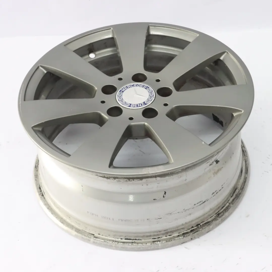 Mercedes W204 Grey Alloy Wheel Rim 16" 7 Hole ET:43 7J - SKU A2044011102-7 - Part number A2044011102