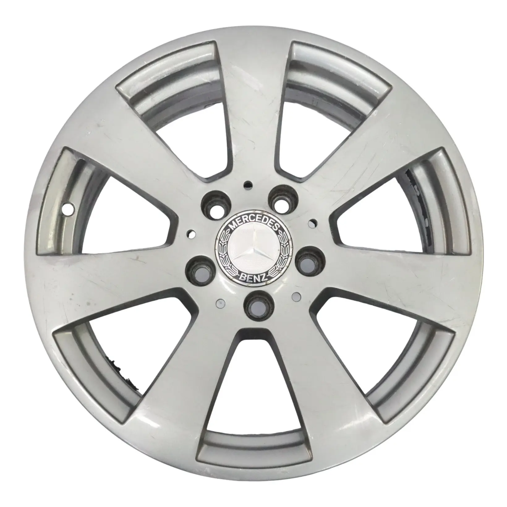 Mercedes W204 Cerchio in lega grigio 16" 7 fori ET:43 7J A2044011102