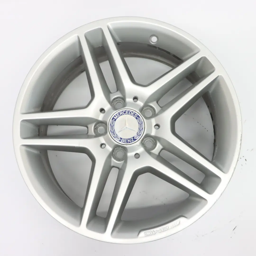 Alloy Wheel Rim 17" 8.5J ET:58 5 Double Spoke to Mercedes W204 Rear with Part number A2044019702 Mercedes W204 Rear Alloy Wheel Rim 17" 8.5J ET:58 5 Double Spoke - SKU A2044019702-2 - Part number A2044019702