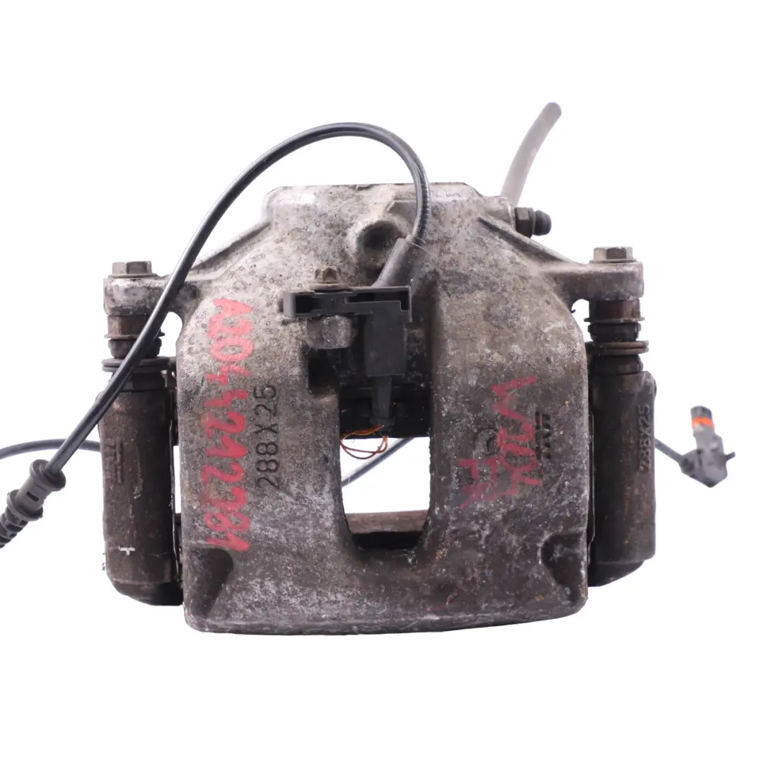 Bremssattel vorne rechts Rad bremse TRW 288X25 für Mercedes W204 mit Teilenummer A2044212281 Mercedes W204 Bremssattel vorne rechts Rad bremse TRW 288X25 - SKU A2044212281-1 - Teilenummer A2044212281