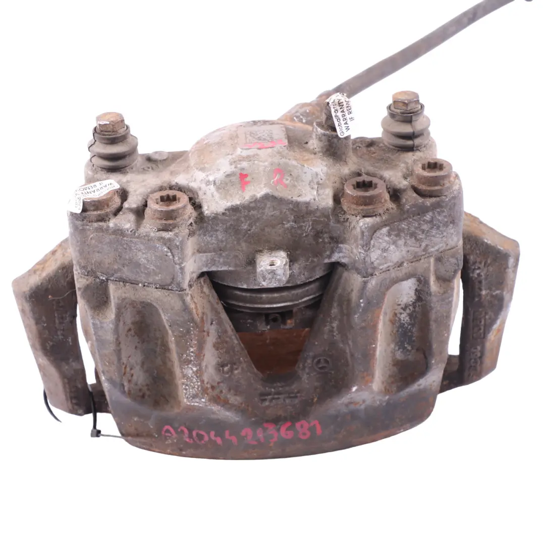 Brake Caliper Front Right O/S TRW to Mercedes W204 W212 with Part number A2044213681 Mercedes W204 W212 Brake Caliper Front Right O/S TRW - SKU A2044213681-2 - Part number A2044213681