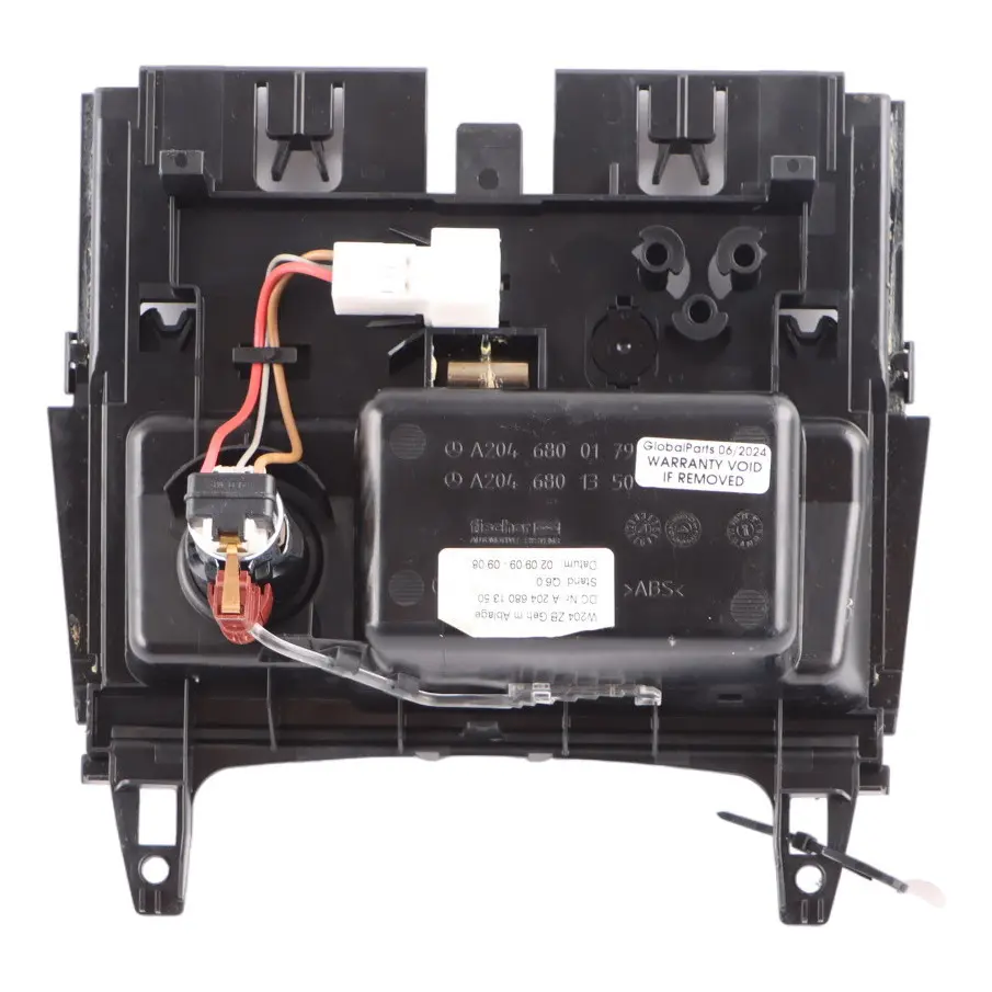 Mercedes W204 W212 Console Centrale Cendrier Cache Cendrier Noir - SKU A2046801350-4 - Numéro de pièce A2046801350