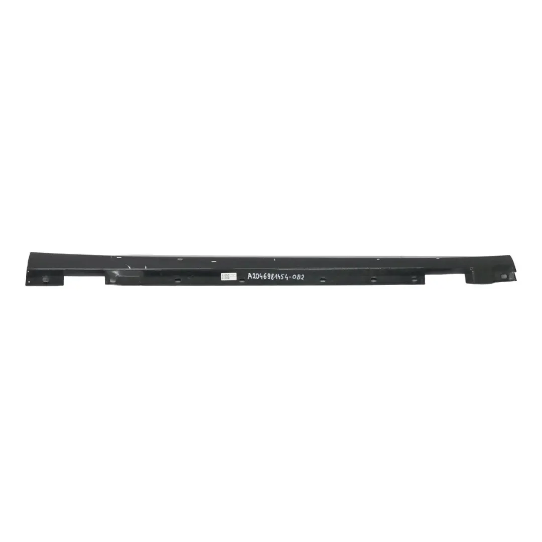Mercedes W204 Seitenschwellerabdeckung Türschweller Rechts Obsidian Schwarz 197 - SKU A2046981454-OB2 - Teilenummer A2046981454