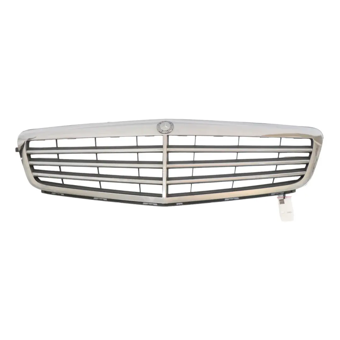 Mercedes W204 Hood Bonnet Grille Front Radiator Beam Trim Panel Silver Chrome - SKU A2048801283 - Part number A2048801283-1