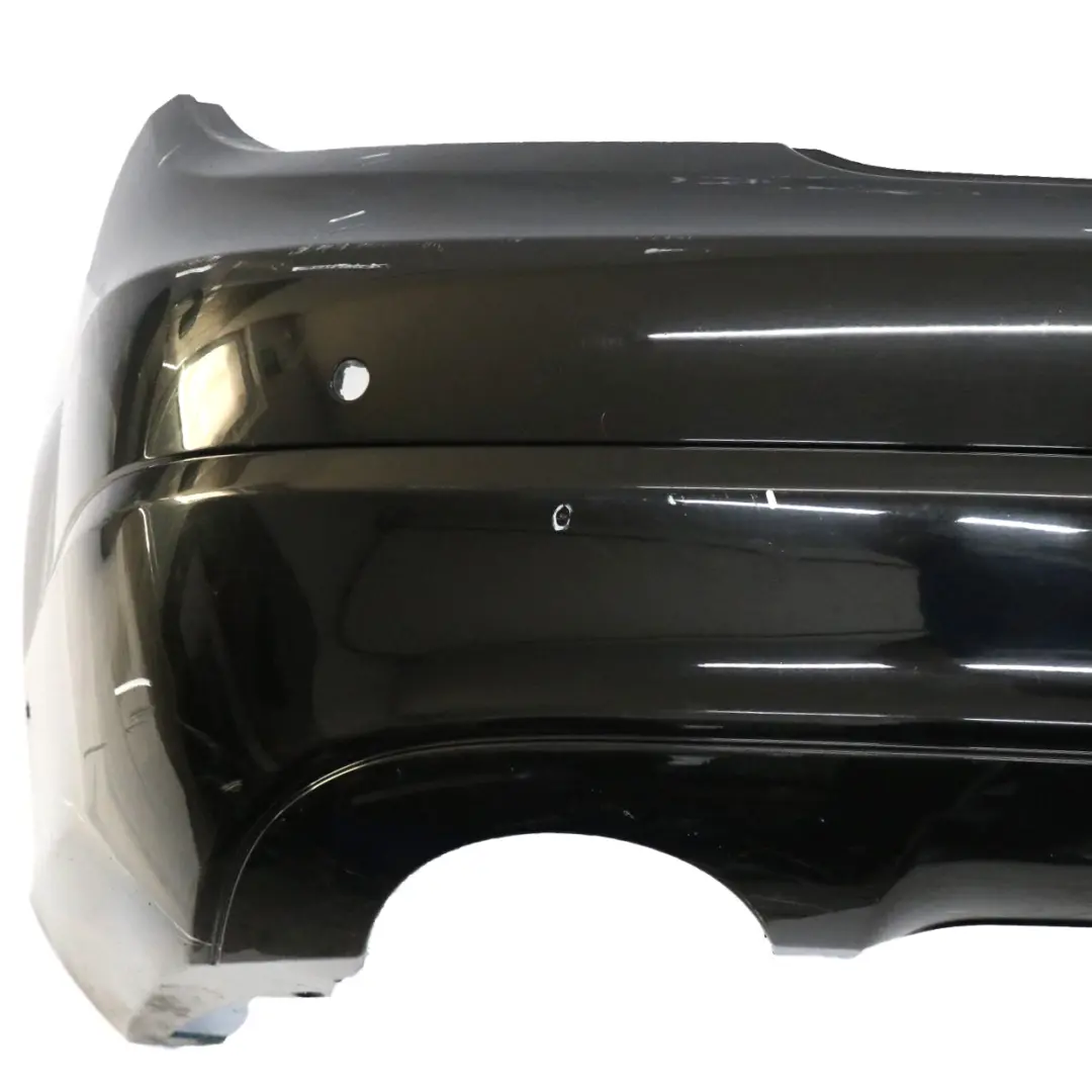 Bumper Trim Panel Covering Obsidian Black Metallic - 197 to Mercedes W204 Rear with Part number A2048805940 Mercedes W204 Rear Bumper Trim Panel Covering Obsidian Black Metallic - 197 - SKU A2048805940-OB - Part number A2048805940