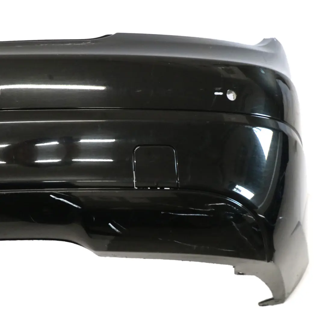 Mercedes W204 Rear Bumper Trim Panel Covering Obsidian Black Metallic - 197 - SKU A2048805940-OB - Part number A2048805940