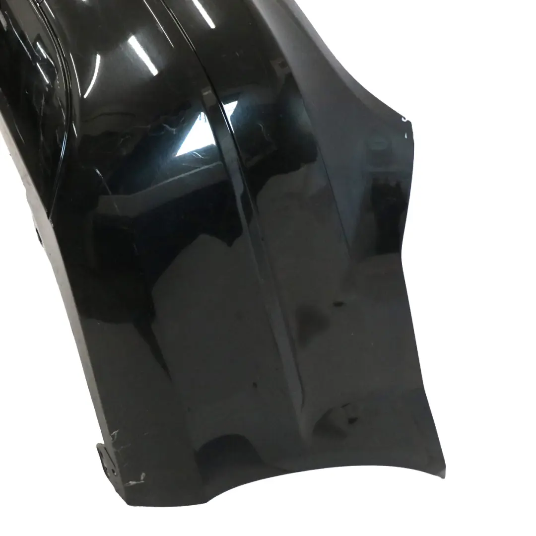 Mercedes W204 Rear Bumper Trim Panel Covering Obsidian Black Metallic - 197 - SKU A2048805940-OB - Part number A2048805940