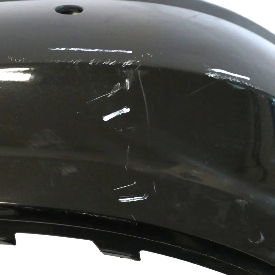 Mercedes W204 Rear Bumper Trim Panel Covering Obsidian Black Metallic - 197 - SKU A2048805940-OB - Part number A2048805940