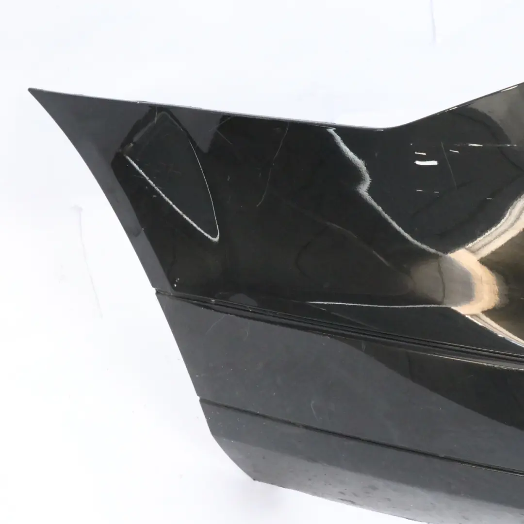 Mercedes W204 Rear Bumper Trim Panel AMG Obsidian Black Metallic - 197 - SKU A2048853025-OB1 - Part number A2048853025