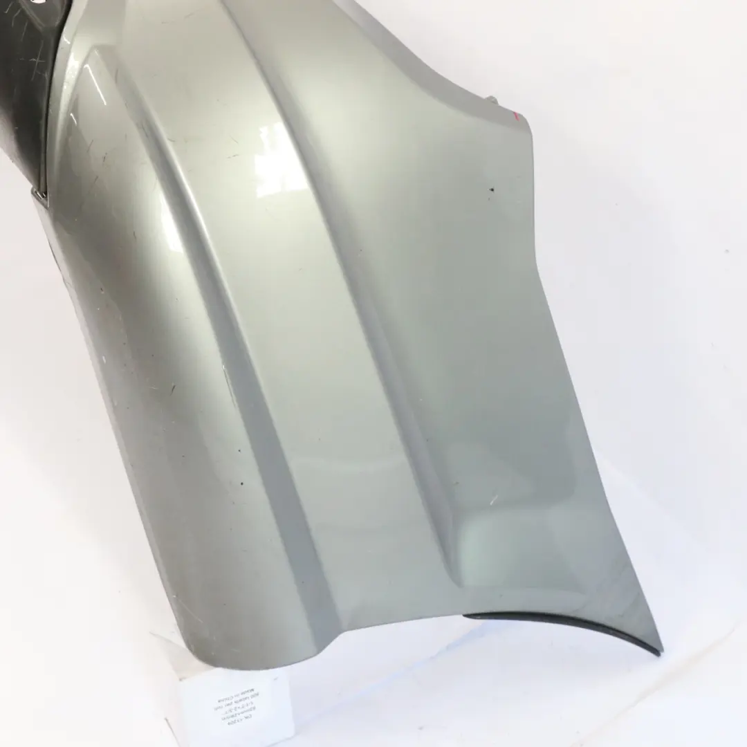 Bumper Trim Panel Cover Palladium Silver Metallic - 792 to Mercedes S204 Rear with Part number A2048853325 Mercedes S204 Rear Bumper Trim Panel Cover Palladium Silver Metallic - 792 - SKU A2048853325-PAL - Part number A2048853325