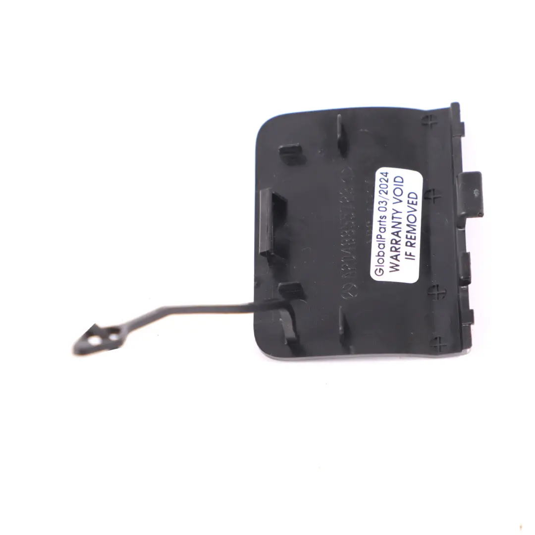 Mercedes W204 Heckstoßstange Abdeckkappe Abschlepphaken Obsidian Schwarz - 197 - SKU A2048855723-OB - Teilenummer A2048855723
