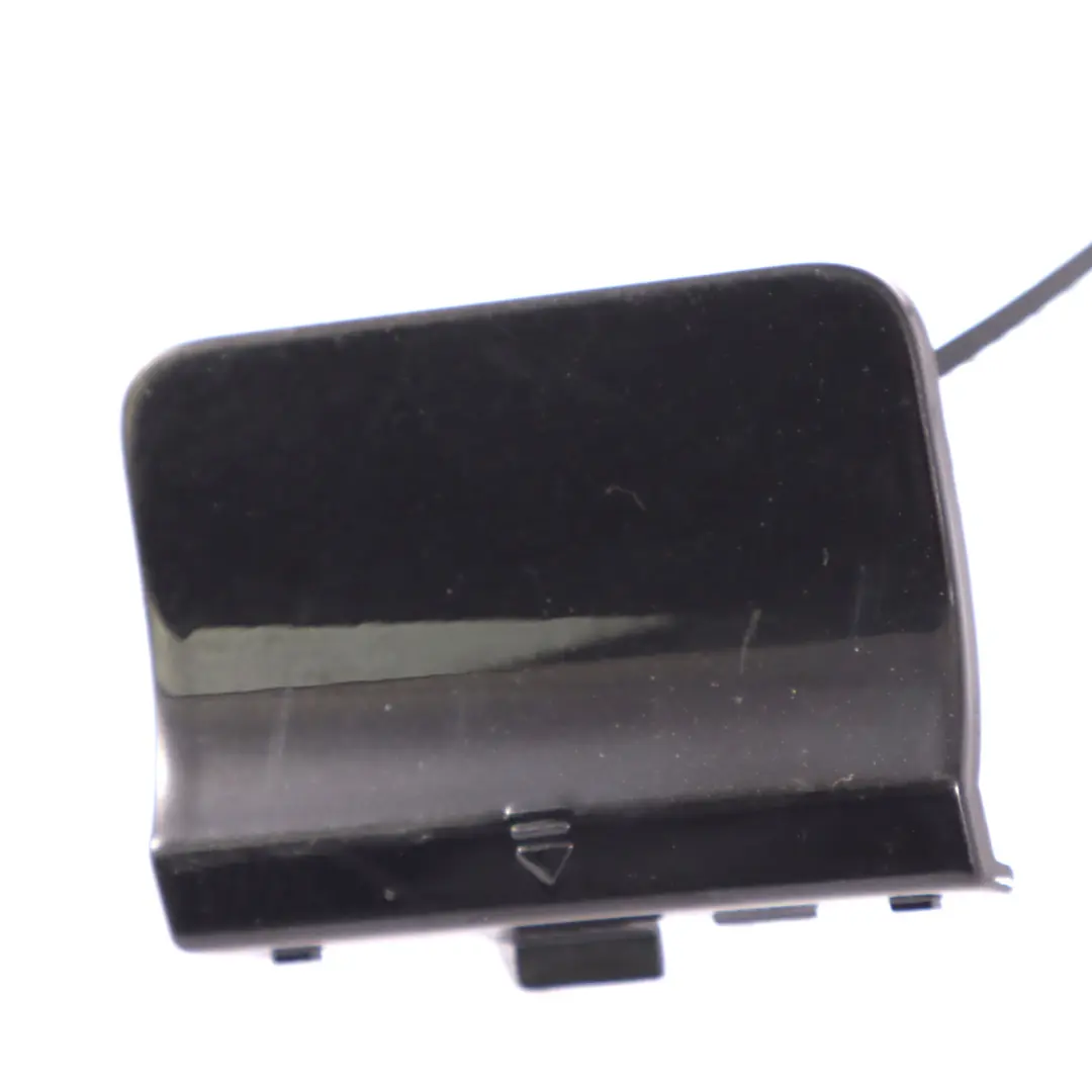 Mercedes W204 Rear Bumper Tow Hook Cover Cap Obsidian Black Metallic - 197 - SKU A2048855723-OB - Part number A2048855723