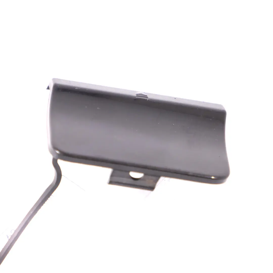 Bumper Tow Hook Cover Cap Obsidian Black Metallic - 197 to Mercedes W204 Rear with Part number A2048855723 Mercedes W204 Rear Bumper Tow Hook Cover Cap Obsidian Black Metallic - 197 - SKU A2048855723-OB - Part number A2048855723