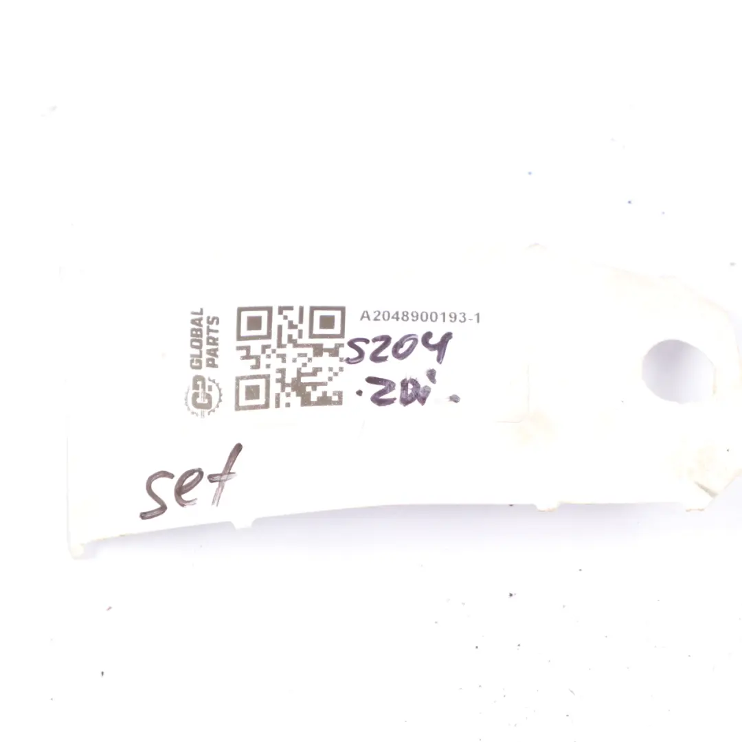 Mercedes S204 Roof Rail Strip Estate Left N/S Railing Rack Moulding Black Set - SKU A2048900193-1 - Part number A2048900193