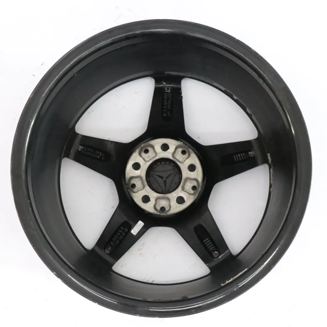 Jante alliage AMG noire à 5 branches 18" 8,5J ET:49 pour Mercedes W205 à propos du numéro de pièce A2054011200 Mercedes W205 Jante alliage AMG noire à 5 branches 18" 8,5J ET:49 - SKU A2054011200-5 - Numéro de pièce A2054011200