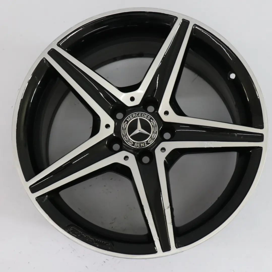 Mercedes W205 Black AMG Felga Aluminiowa 18" 8,5J ET:49 - SKU A2054011200-5 - Numer Części A2054011200