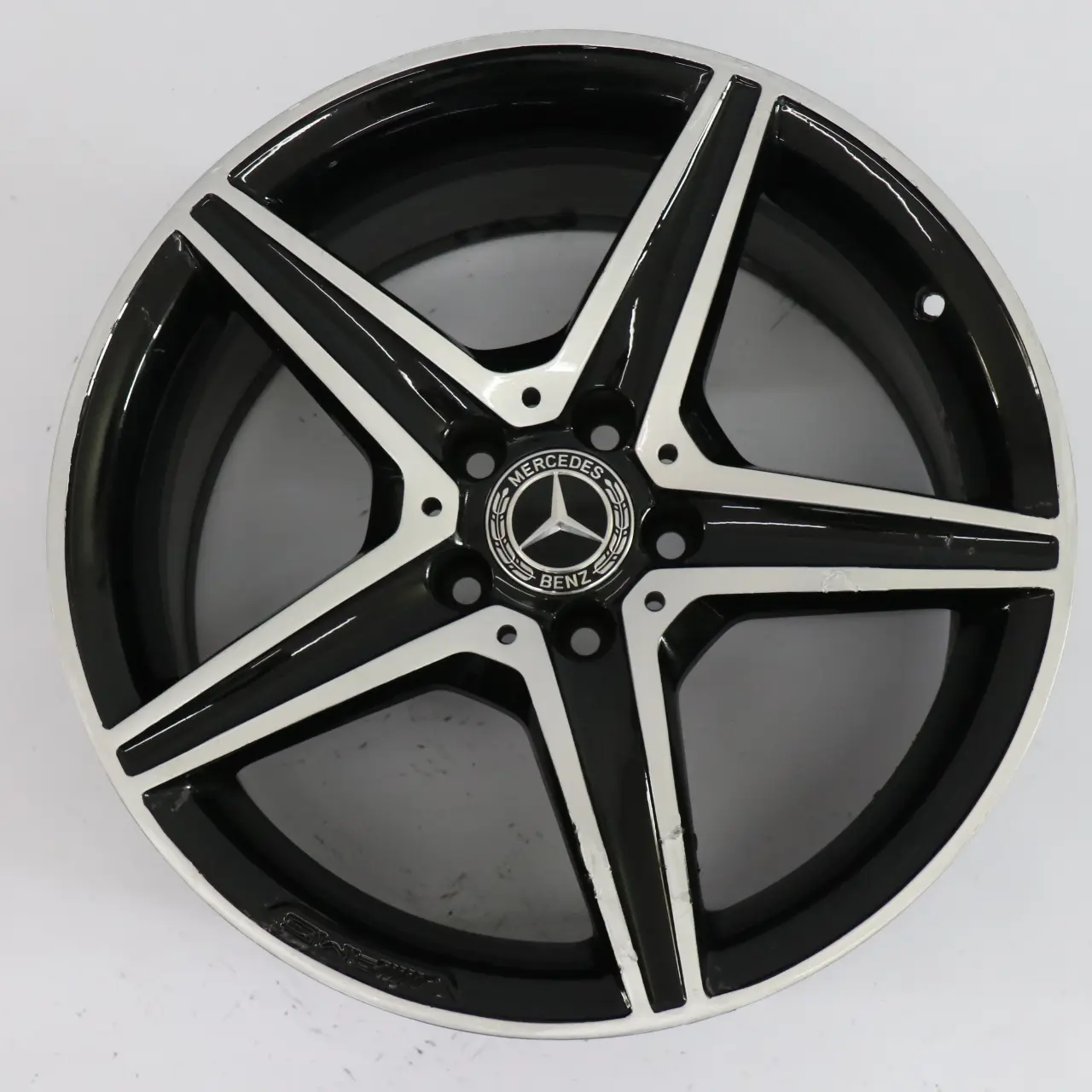 Mercedes W205 Nero AMG Cerchio in lega 5 razze 18" 8,5J ET:49 A2054011200