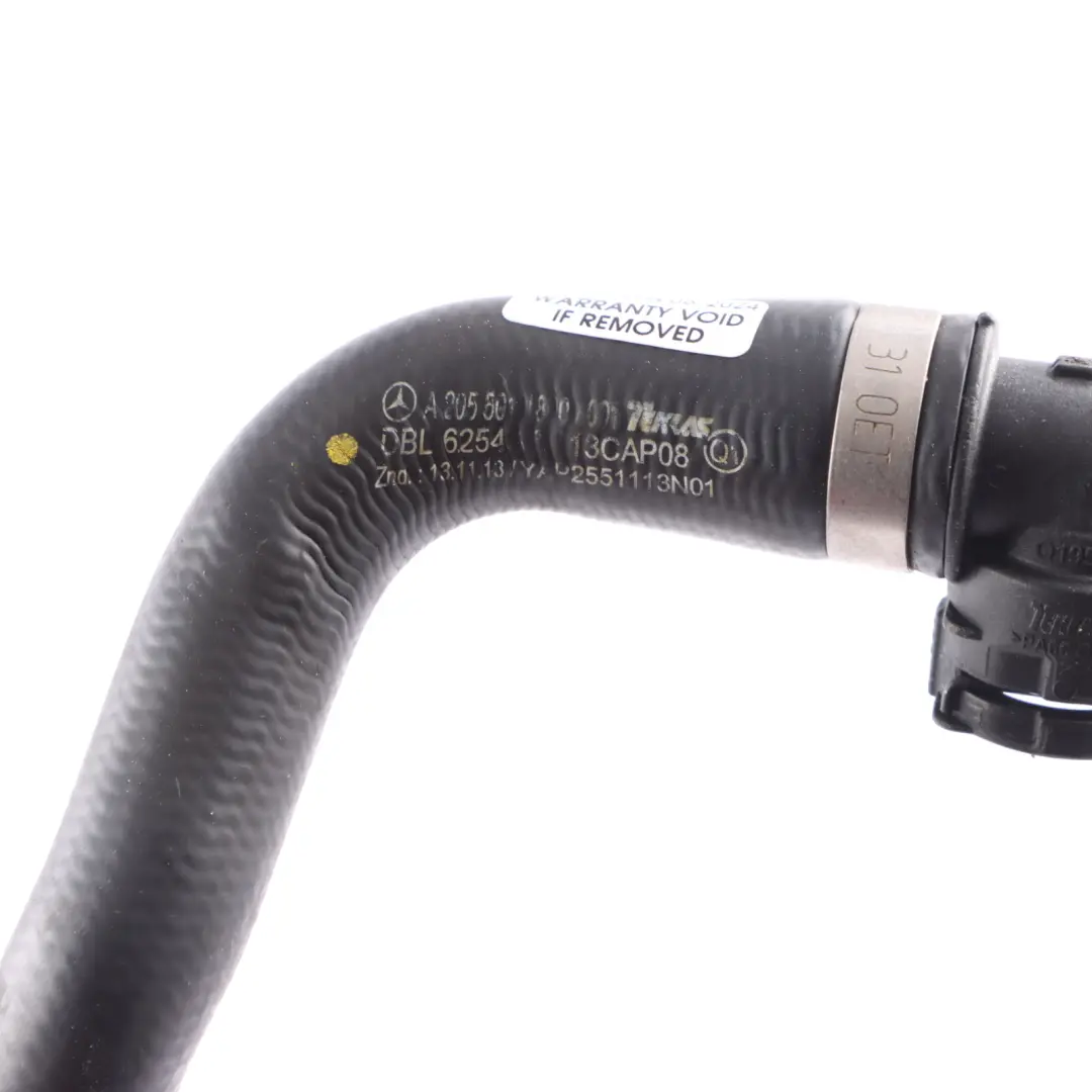 Water Hose Radiator Coolant Cooling Pipe Line to Mercedes W205 with Part number A2055011800 Mercedes W205 Water Hose Radiator Coolant Cooling Pipe Line - SKU A2055011800 - Part number A2055011800