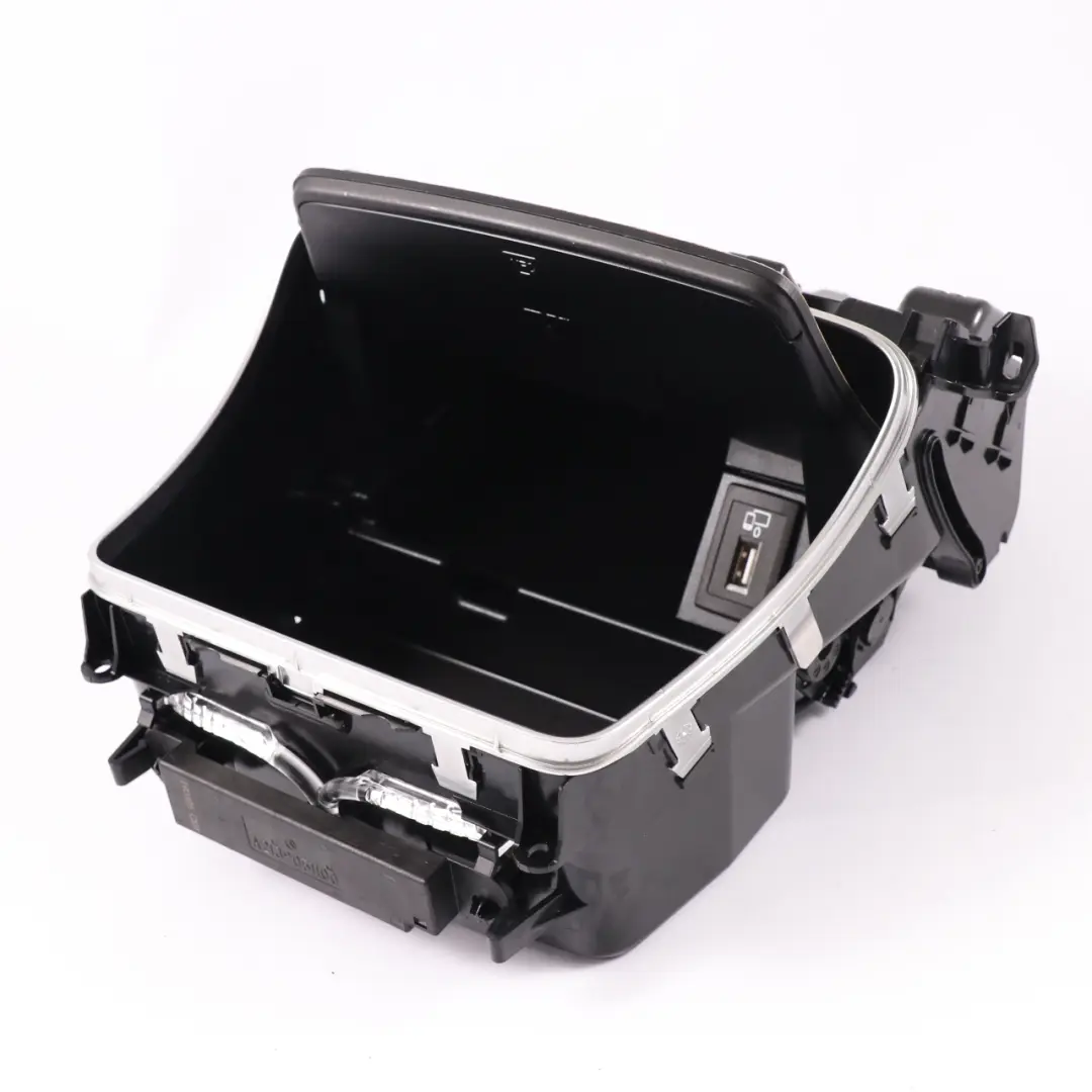 Mercedes W205 Interior Centre Console Storage Tray Panel Black Gloss - SKU A2056801204-1 - Part number A2056801204