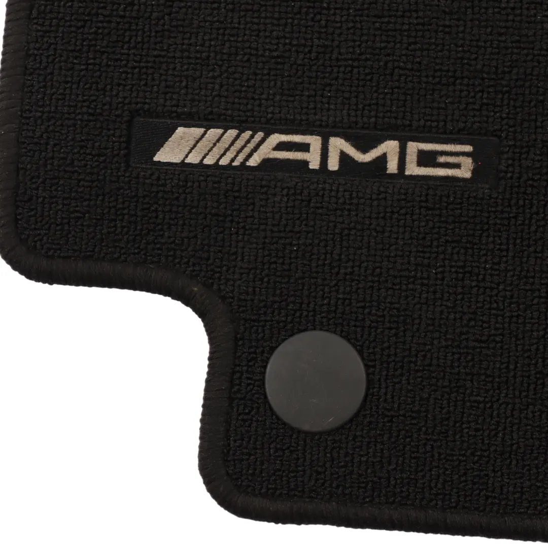 Floor Mats Set Interior Front Rear Covers Black to Mercedes W205 AMG with Part number A2056802501 Mercedes W205 AMG Floor Mats Set Interior Front Rear Covers Black - SKU RHD-A2056802501 - Part number A2056802501