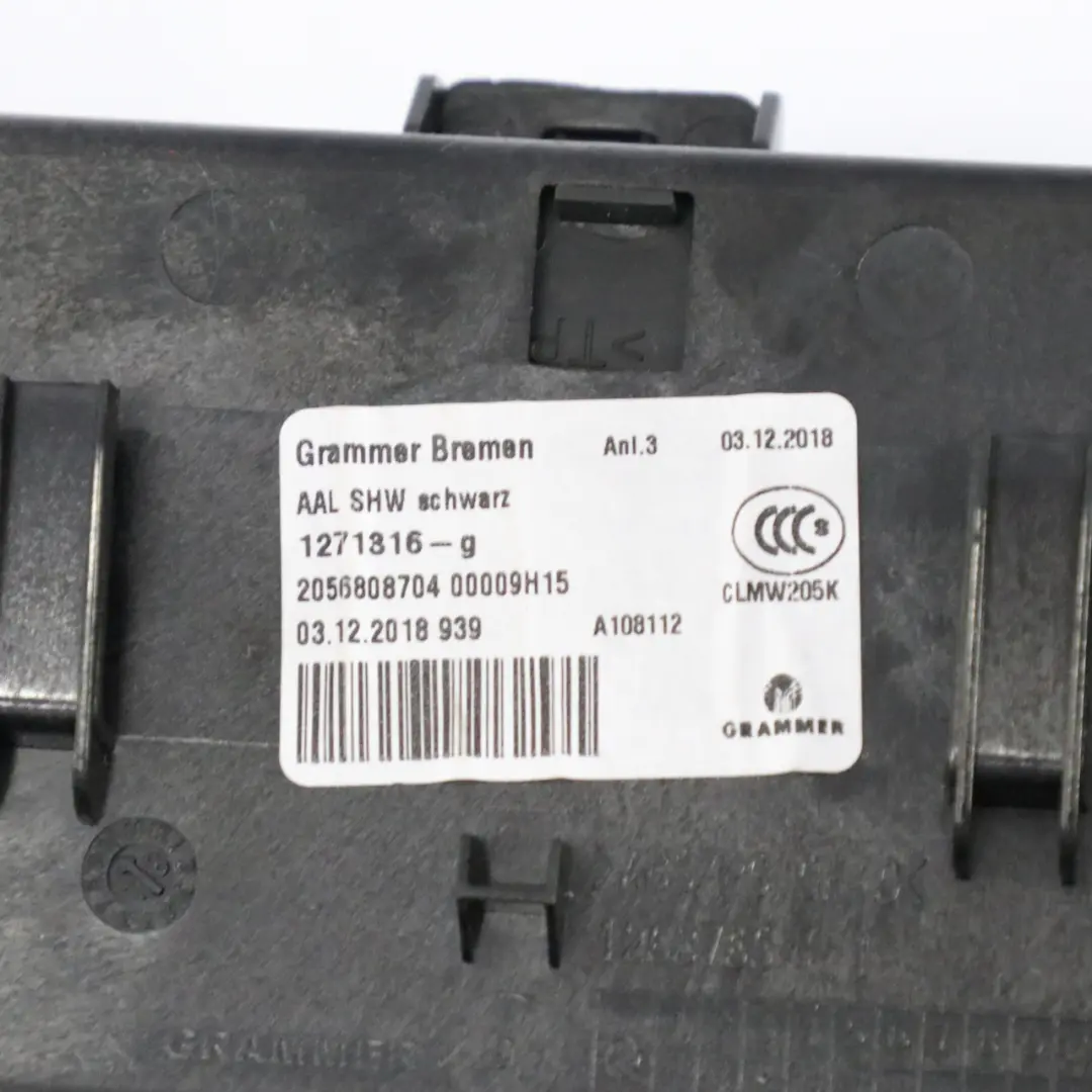 Mercedes W205 X253 console centrale accoudoir couvercle plateau noir - SKU A2056808704-1 - Numéro de pièce A2056808704