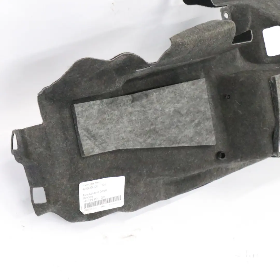 Maletero Izquierdo Panel Lateral Cubremaletero para Mercedes A205 con número de pieza A2056904706 Mercedes A205 Maletero Izquierdo Panel Lateral Cubremaletero - SKU A2056904706 - Número de pieza A2056904706