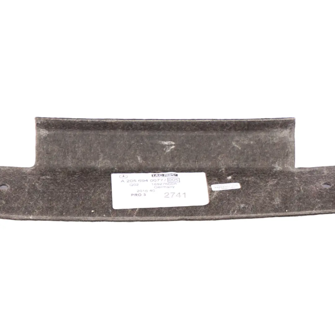 Trunk Floor Trim Mercedes A205 A238 Convertible Cross Member Panel to with Part number A2056940077 Trunk Floor Trim Mercedes A205 A238 Convertible Cross Member Panel - SKU A2056940077 - Part number A2056940077