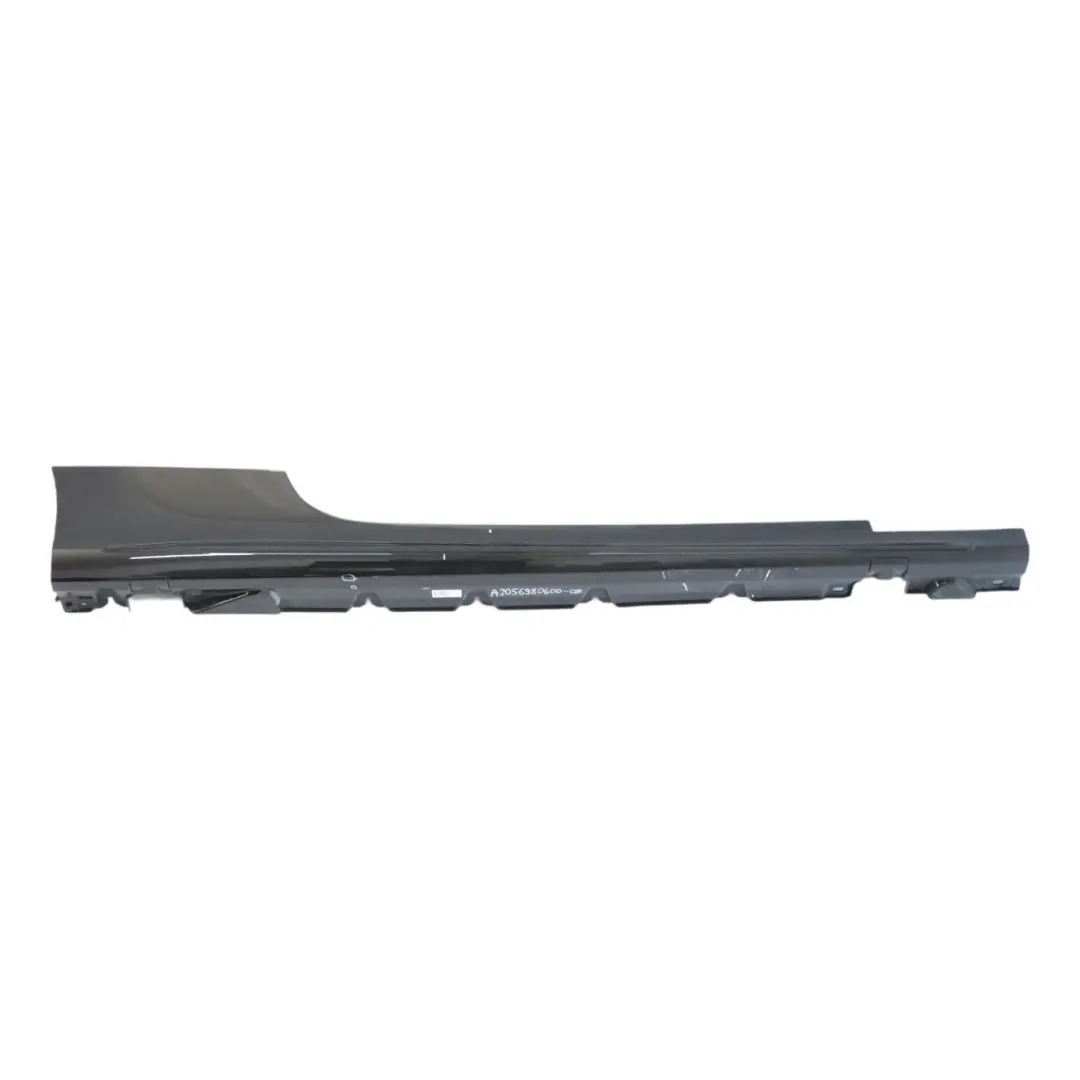 Mercedes A205 Minigonna laterale destra AMG Obsidian Black Metallic - 197 - SKU A2056980600-OB - Numero di parte A2056980600