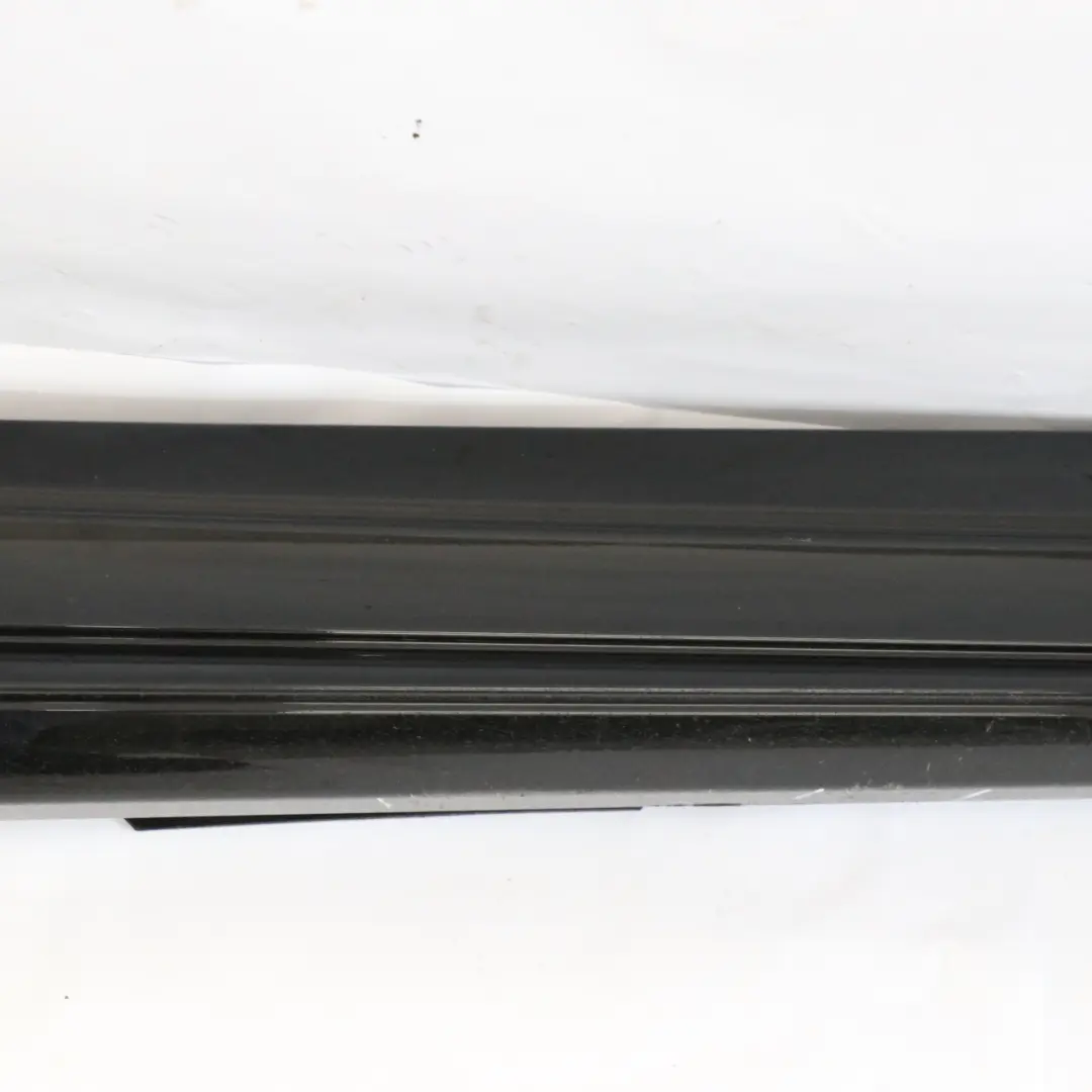 Side Skirt Right O/S AMG Sill Cover Obsidian Black Metallic - 197 to Mercedes A205 with Part number A2056980600 Mercedes A205 Side Skirt Right O/S AMG Sill Cover Obsidian Black Metallic - 197 - SKU A2056980600-OB - Part number A2056980600