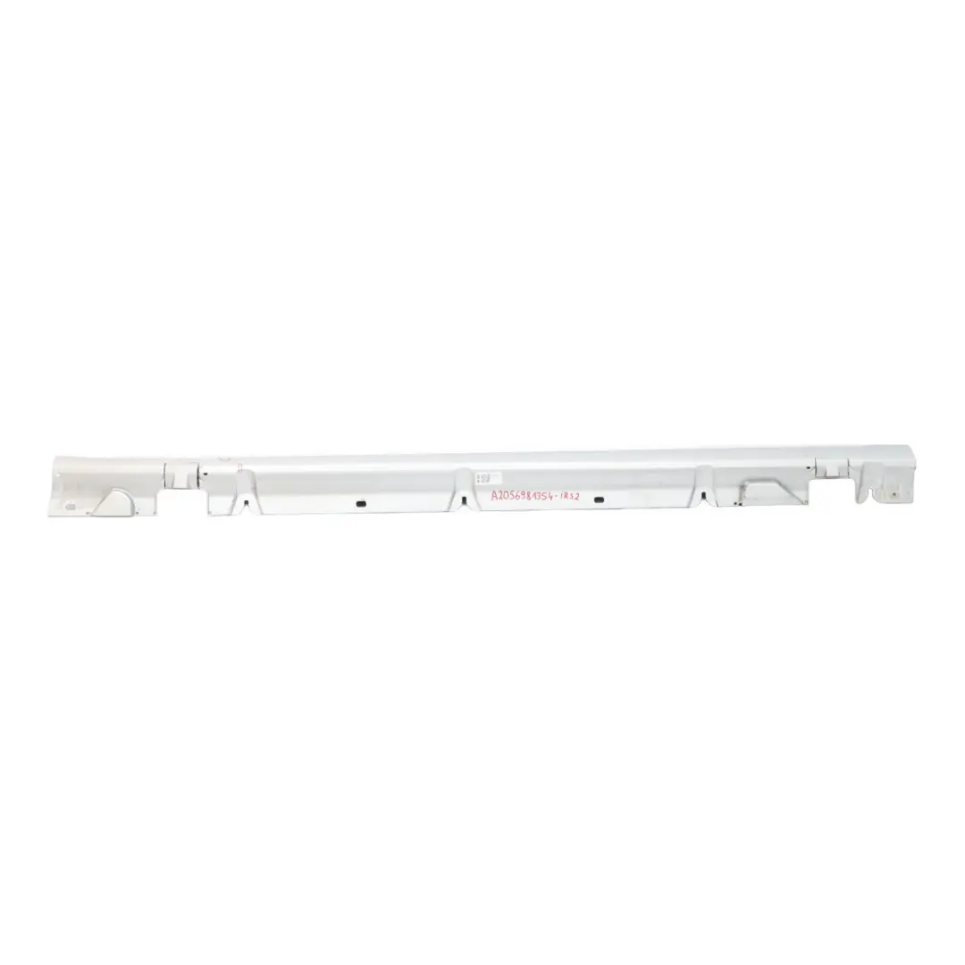 Mercedes W205 Side Skirt Left N/S Door Sill Cover Iridium Silver Metallic - 775 - SKU A2056981354-IRS2 - Part number A2056981354
