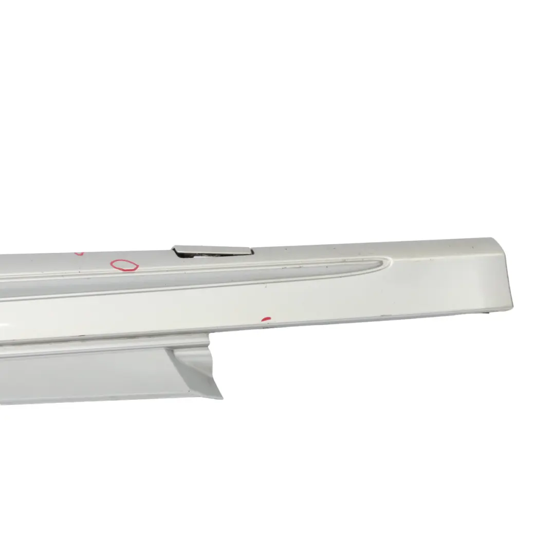 Mercedes W205 Side Skirt Left N/S Door Sill Cover Iridium Silver Metallic - 775 - SKU A2056981354-IRS2 - Part number A2056981354